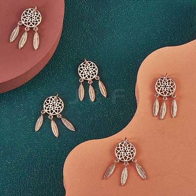 5Pcs Brass Pendants KK-SZ0004-91RG-1