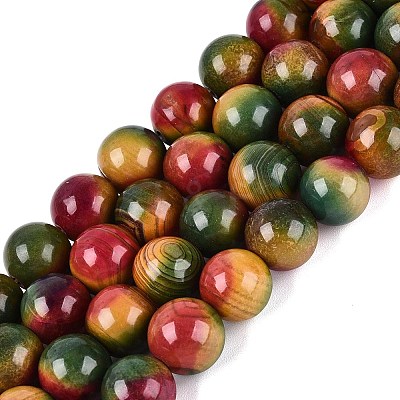 Natural Agate Beads Strands G-Q606-106B-1