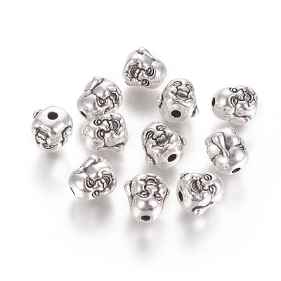 Tibetan Style Alloy Beads TIBEB-A124483-AS-FF-1
