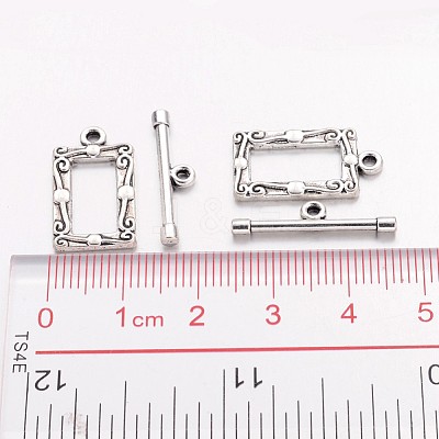 Tibetan Style Alloy Toggle Clasps LS-K0966041-1
