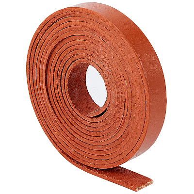 2M Flat Leather Cord LC-WH0007-07B-03-1