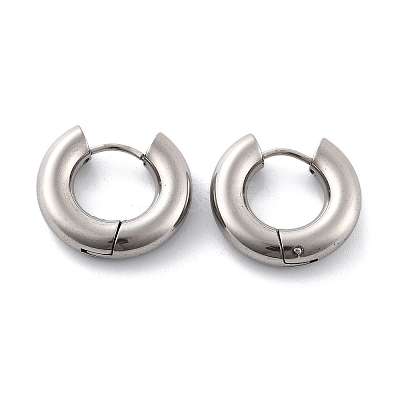201 Stainless Steel Hoop Earrings EJEW-P304-13B-P-1
