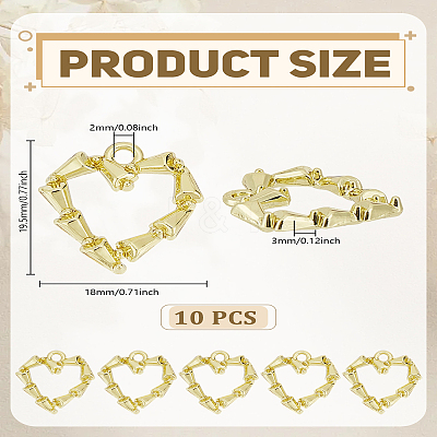 10Pcs Alloy Pendants FIND-LP0005-45-1