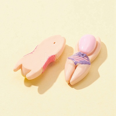 12Pcs 3 Styles Opaque Resin Cabochons CRES-FS0001-10-1