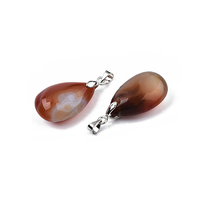 Natural Carnelian Pendants X-G-S243-26-1