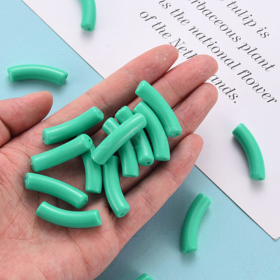 Opaque Acrylic Beads MACR-S372-002B-S035-1
