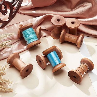 Wooden Empty Spools for Wire TOOL-WH0125-86-1
