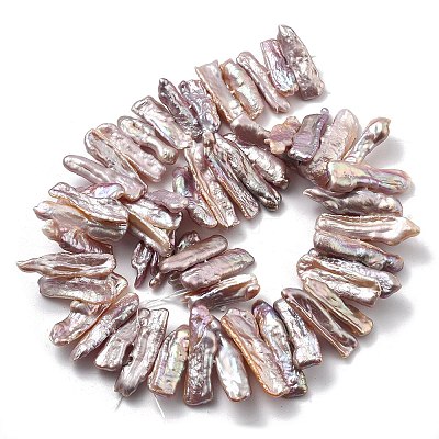Natural Baroque Keshi Pearl Beads Strands PEAR-P064-03D-02A-1