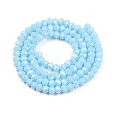 Electroplate Glass Beads Strands LS-EGLA-A044-P3mm-A06-1