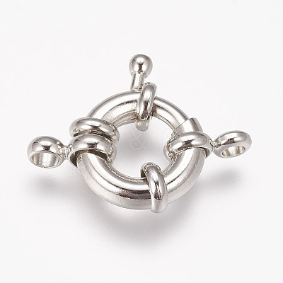 Brass Spring Ring Clasps LS-KK39-1