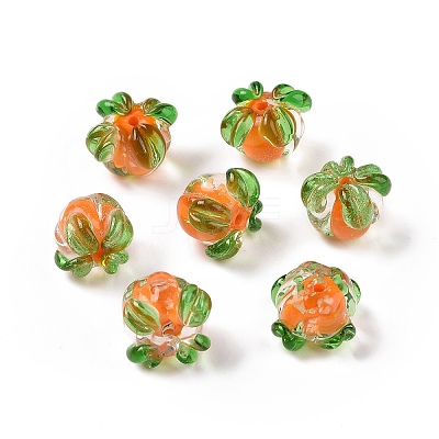 Handmade Lampwork Fruit Beads LAMP-C004-06-1