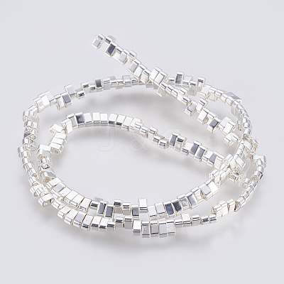 Electroplated Non-magnetic Synthetic Hematite Beads Strands X-G-E495-11B-03-1