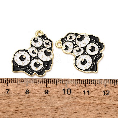 Halloween Alloy Enamel Pendants LS-STAS-I354-01G-K-1