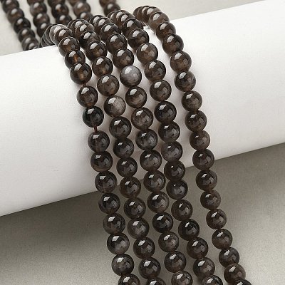 Natural Smoky Quartz Beads Strands X-G-G184-A04-02-1