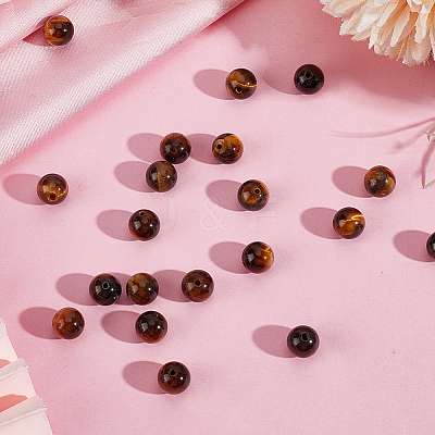 120Pcs Natural Tiger Eye Beads G-PA0001-05B-1