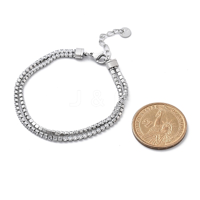Stainless Steel Multi-strand Bracelets for Women BJEW-F485-01P-02-1