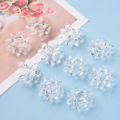 Transparent Acrylic Beads TACR-491-01-1