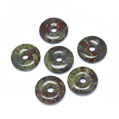 Natural Dragon Blood Pendants G-P415-22C-1
