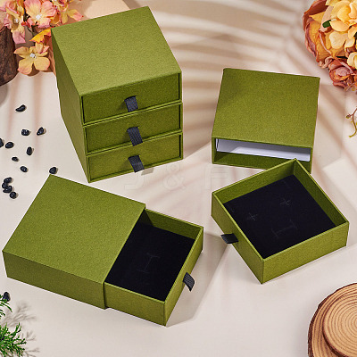 5Pcs Paper Jewelry Packing Drawer Boxes CON-TA0001-34C-1