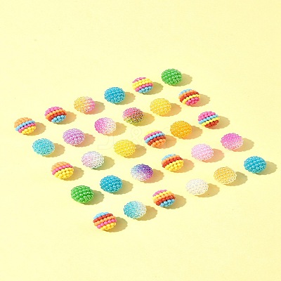 3 Styles ABS Plastic Beads KY-FS0001-24-1