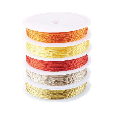 50M 5 Colors 12-Ply Polyester Threads NWIR-TA0001-40D-1