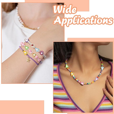 16Pcs 8 Colors Zinc Alloy Beads FIND-CJ0003-82-1