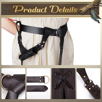 Medieval Retro Sword Holster AJEW-WH20006-75B-1
