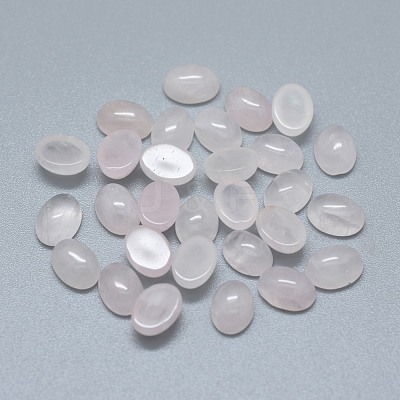 Natural Rose Quartz Cabochons G-F656-08-1