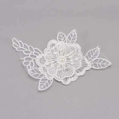 Milk Fiber Lace Embroidery Costume Accessories DIY-WH0019-57-1
