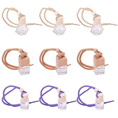Glass Pendant Decorations HJEW-PH0001-05-1