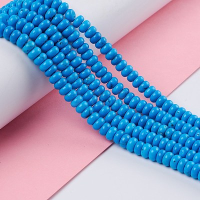 Natural Magnesite Beads Strands TURQ-Z002-02B-1