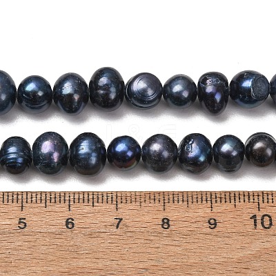 Natural Cultured Freshwater Pearl Beads Strands PA-CBABE82-07-1