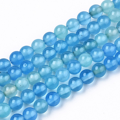 Natural Agate Beads Strands G-T131-36A-1