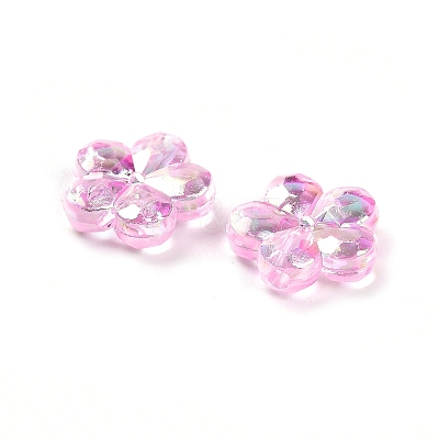 Transaparent Acrylic Beads PACR-H004-01C-1