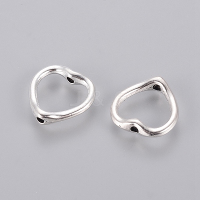 Tibetan Style Heart Bead Frames X-LF11198Y-NF-1