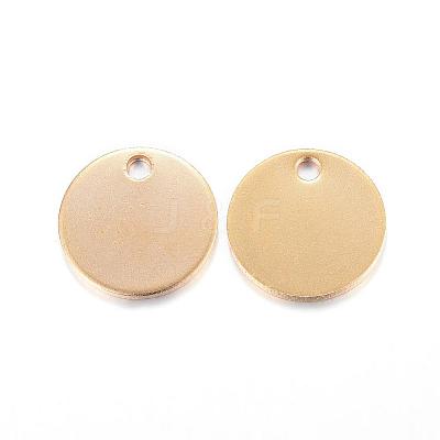 Ion Plating(IP) 304 Stainless Steel Charms STAS-G122-21G-1