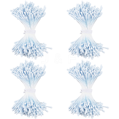 Gypsum with Cotton Cord Artificial Flower Core DIY-WH20007-36A-05-1
