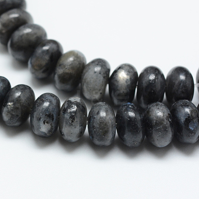 Natural Labradorite Bead Strands X-G-R408-5x8-02-1