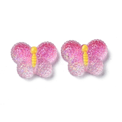 Transparent Epoxy Resin Decoden Cabochons CRES-I030-07A-1