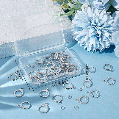24 Pairs Brass Huggie Hoop Earring Findings DIY-CN0002-20-1