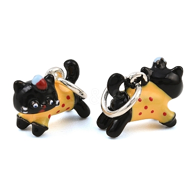 Alloy with Enamel Charms AL-CBA1FD3-06S-01-1