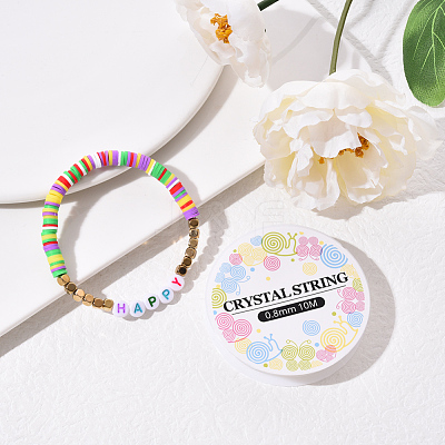 DIY Polymer Clay Beads Bracelet Making Kit DIY-YW0004-39A-1