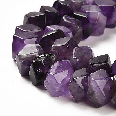 Natural Amethyst Beads Strands G-N327-05-18-1