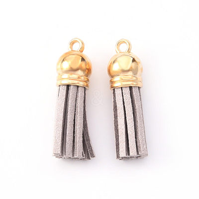 Faux Suede Tassel Pendant Decorations X-FIND-R095-008LG-1