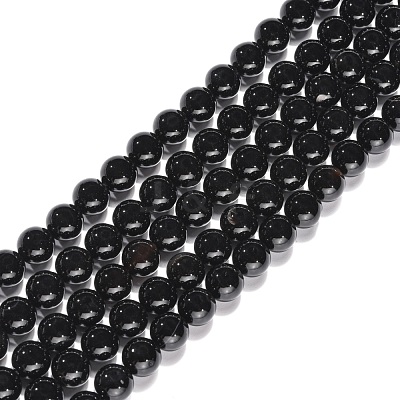 Natural Agate Beads Strands X-G-G390-8mm-01-1