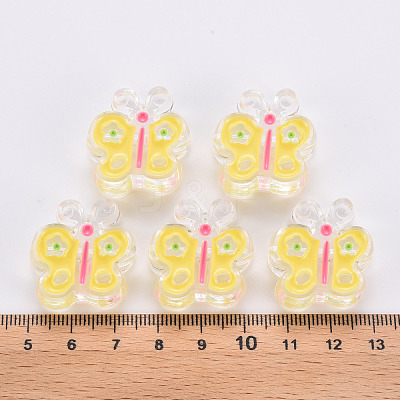 Transparent Acrylic Beads X-MACR-S374-01A-01-1