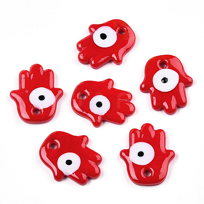 Opaque Handmade Lampwork Pendants LAMP-T011-15-B04-1