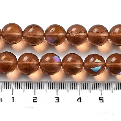 Synthetic Moonstone Beads Strands G-P528-J03-02-1