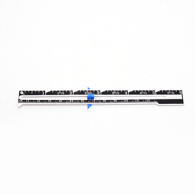 Aluminum Sliding Gauge Measuring Sewing Ruler Tool TOOL-WH0122-20-1