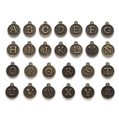 Alloy Pendant Cabochon Settings For Enamel PALLOY-YW0001-10AB-1